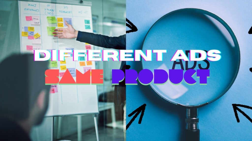 different ads